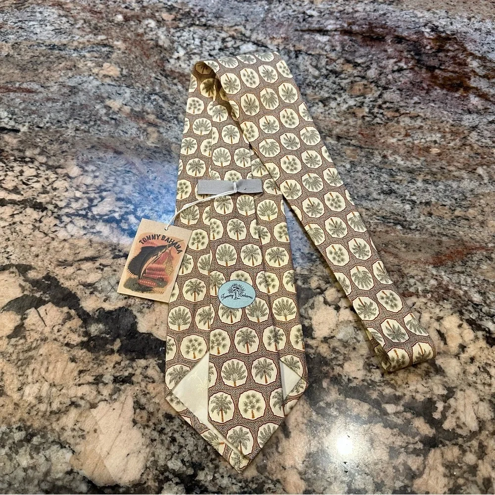 Tommy Bahama Khaki Island Tiles Tie 58” x 4”